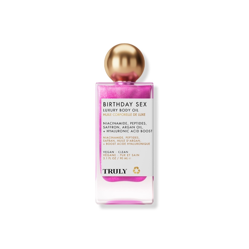 TRULY Birthday Sex Body Oil - Pink and Gold
